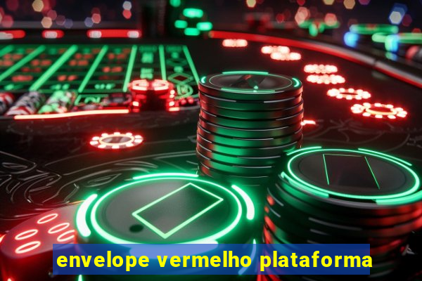 envelope vermelho plataforma